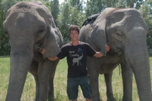 20-Year-Old Acrobat Performs Tricks With His Elephant Family | BEAST BUDDIES