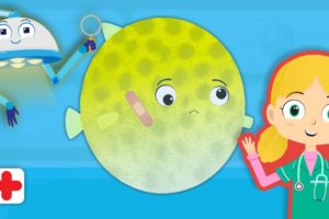 Boris the Puffer Fish Visits Dr Poppy's Pet Rescue | Animal Learning Cartoons For Toddlers