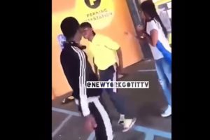 CRIP CAUGHT LACKING BY GD FOLK IN BROOKLYN | CRAZY GANG FIGHT ! SHAPOW