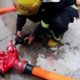 Chinese firemen rescue 5 pups from fire, perform CPR on them