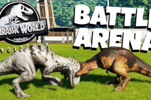 Dinosaur Battle Arena! - Jurassic World Evolution Gameplay