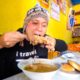 Extreme STREET FOOD Tour in Cusco, Peru - CORN BEER PORK CHOP + Crazy Spicy Chilies Tour!