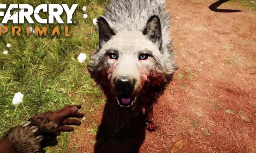 FAR CRY PRIMAL - SnowBlood Wolf Animal Fight Compilation (PS4) HD