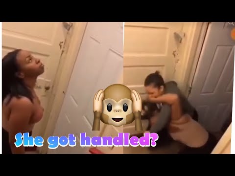 Girl broke into house and got handled ( crazy hood fight!)
