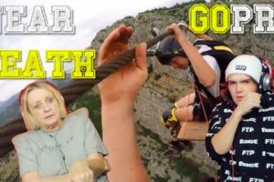 Grandma REACTS to NEAR DEATH CAPTURED by GoPro (CRAZY AF!)