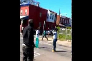 HOOD FIGHTS WEST PHILLY (CHICKS IN THE MIX P.2) @CREPMATIC