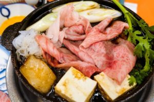 Japanese Sukiyaki - INSANELY MARBLED BEEF - Traditional 100 Year-Old Food in Tokyo, Japan!