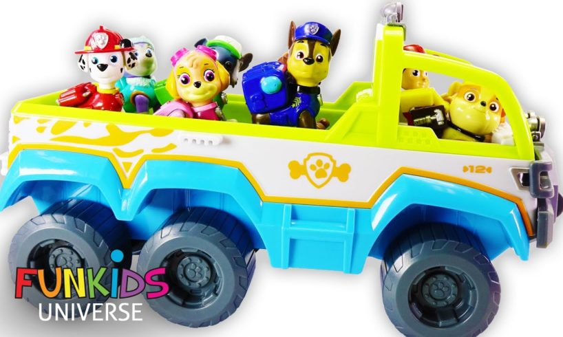 Learn Colors and Animals With The Paw Patrol Jungle Adventure Animal Rescue Toys!!