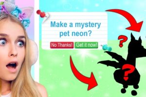 Making A MYSTERY Pet NEON In Adopt Me! (Roblox)
