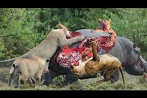 Most Amazing Wild Animal Attacks  Lion vs Elephant - Animal Fights يجب مشاهدته