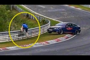 Nürburgring Near Fatal Accident! HARD CRASHES & CHAOS due to Oil Spill - Nordschleife