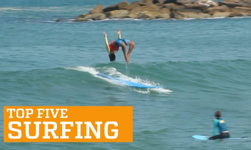 PEOPLE ARE AWESOME: TOP FIVE - SURFING