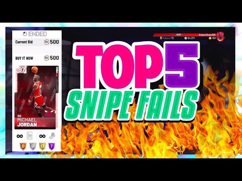 PINK DIAMOND MICHAEL JORDAN FOR 500 MT!!!  (TOP 5 SNIPE FAILS OF THE WEEK)