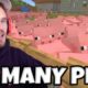 PewDiePie Plays Minecraft LIVE and GETS INVADED BY PIGS! | PewDiePie DLive Stream August 1