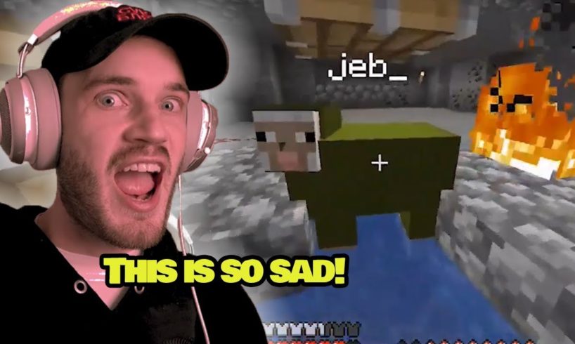 Pewdiepie being Mean to Water Sheep for 11 Minutes Straight... | Minecraft Funny Moments