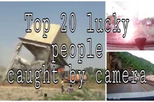 Top 20 lucky people cheating death caught by camera compilation