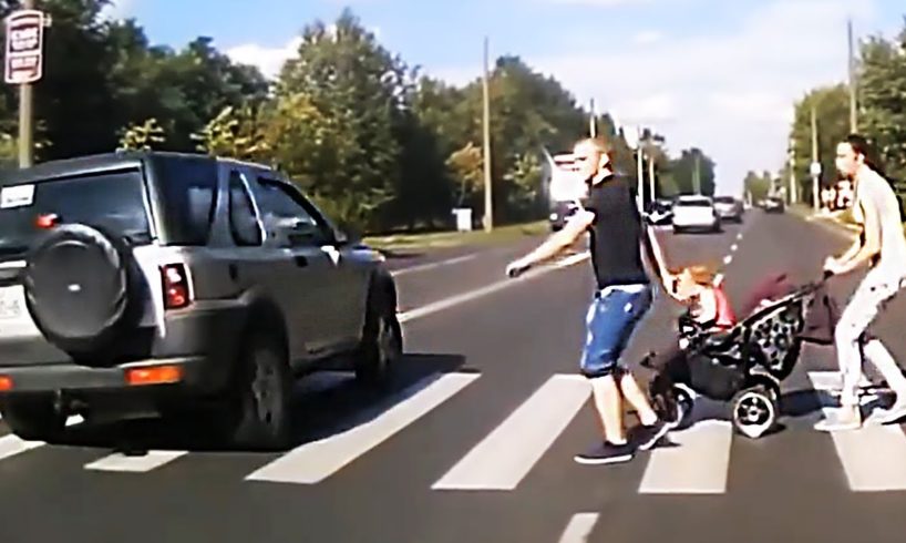 Ultimate Close Calls 2017, Lucky People caught on Cam - Idiot Drivers vs Stupid Pedestrian #19