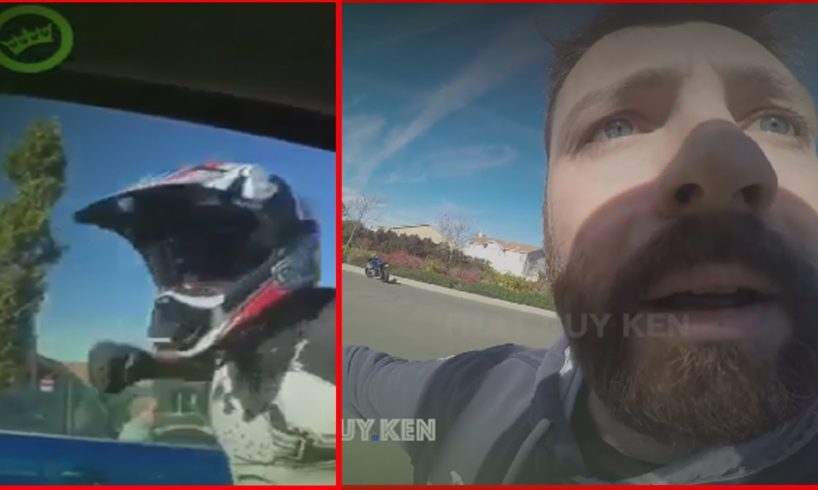 When bikers fight back l angry people, fist fights, mirror smash, road rage