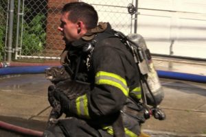 ANIMAL RESCUE/ CAT RESCUED FROM FIRE Paterson NJ Fire Department