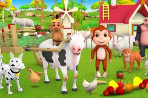 Barn Animals Finding Dave | Animals Funny Activity Videos for Kids | Cartoon for Children
