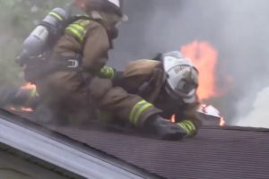Firefighters Down Compilation {injured at work}