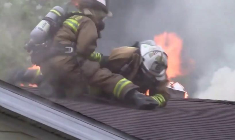 Firefighters Down Compilation {injured at work}