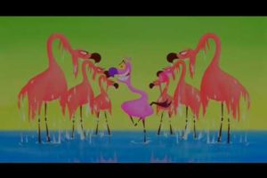 Flamingos from Fantasia 2000 (Camille Saint-Saens' Carnival of the Animals, Finale)