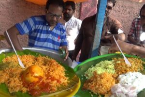 It's a Lunch Time in Chennai Street - 100 Veg Biryani Finished an Hour - Only 20 rs Plate