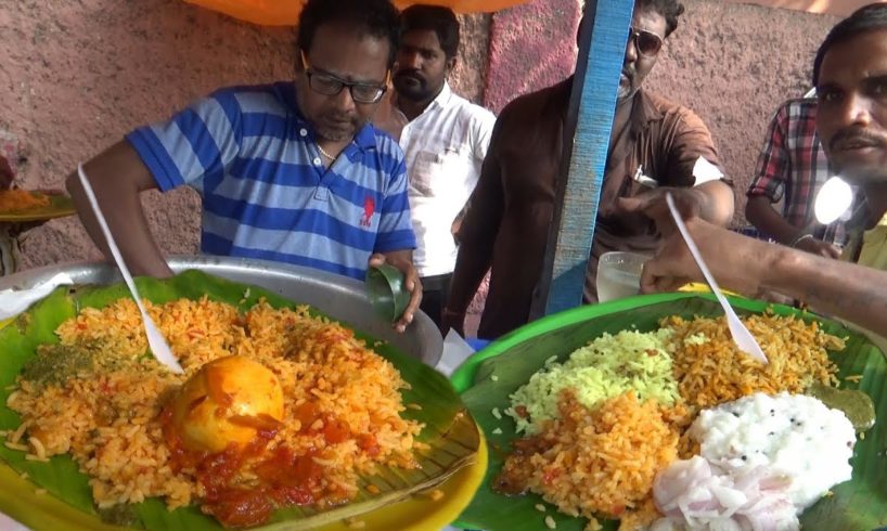 It's a Lunch Time in Chennai Street - 100 Veg Biryani Finished an Hour - Only 20 rs Plate
