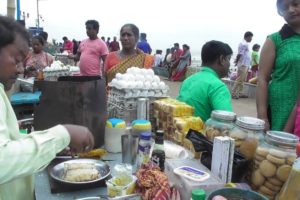 Morning Starter Besides Old Digha Sea Beach | Tea Biscuit Bread Toast Omelette