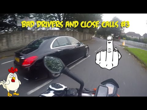 Motorcycle bad drivers and close calls compilation MRK III | KTM Duke 125