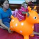 Ohho, Mori Surprise To Play Charming Animal With Mom ( Thao Do's Gift)
