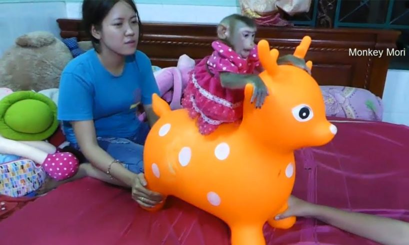 Ohho, Mori Surprise To Play Charming Animal With Mom ( Thao Do's Gift)