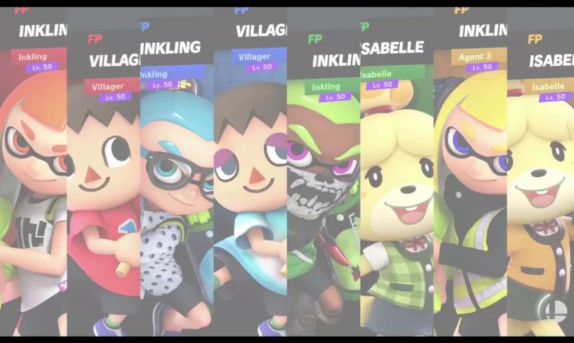 Super Smash Bros Ultimate Amiibo Fights   Request #6988 inkling & Animal Crossing Team ups