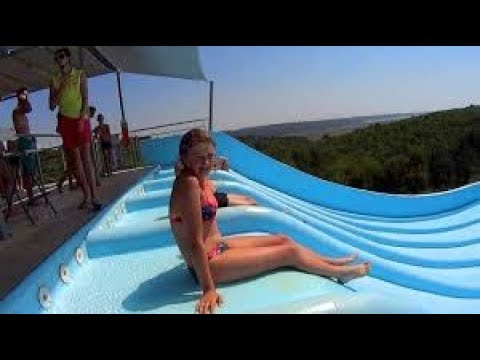 This girl died on this water slide..