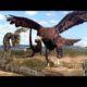 Unbelievable! Hero Python save Lizard from Eagle attack - Wild animal Fights 2019