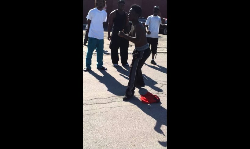 kenny vs Doonie man. ford heights hood fight..