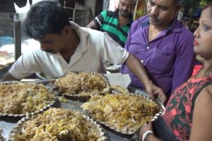 500 Plates Mutton Biryani Finished an Hour - 200 rs Full & Half 130 rs -  Famous Kolkata Biryani