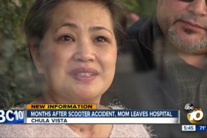 69 days after near-death scooter accident, Chula Vista mom goes home