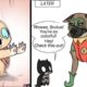 Adorable Comics About A Cute Kitten’s Friendship With A Retired Military Dog