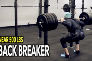 BACK BREAKER: Near 500 lbs Squat Gone Wrong (Injury)