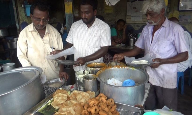 Cheap & Best Morning Food | Uncle Manages Everything | Chennai Street Food India