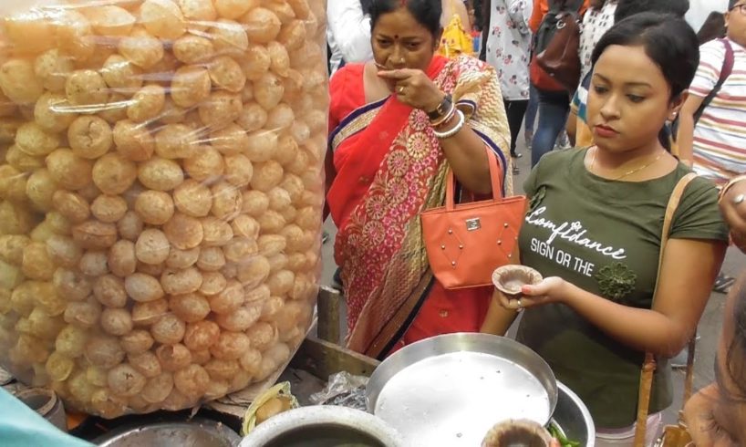 Costly Panipuri In Kolkata Street | 4 Piece @ 10 rs | Indian Best Street Food