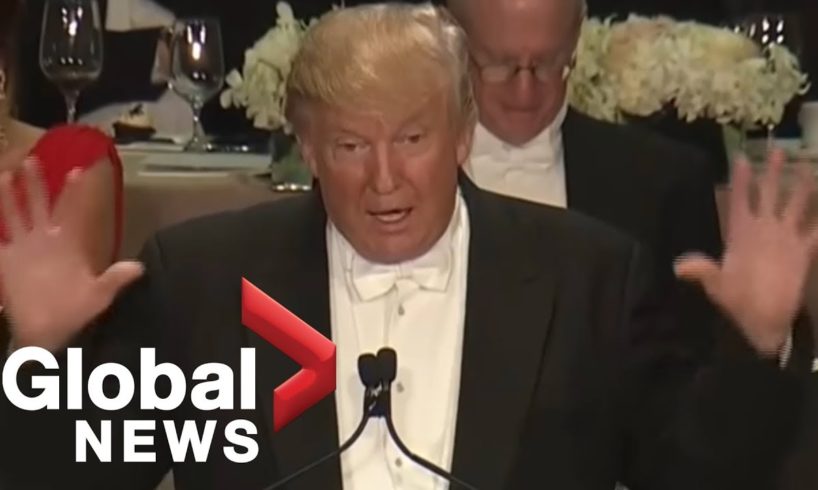 Donald Trump's FULL roasts of Hillary Clinton at Al Smith charity dinner