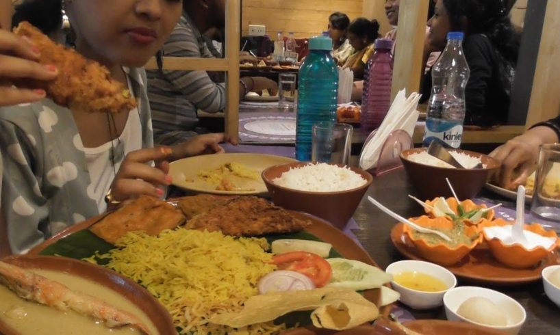 Durga Puja Special Lunch | Sharodiya Thali 850 rs | Including Rice with Mutton | Prawn Malai Curry