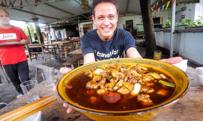 Extreme Chinese Street Food - GIANT 4.5 Kg. ROOSTER In BOWL in Chengdu, China! (Part 2)