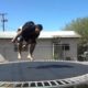 Fat Kid Falls Through Trampoline.