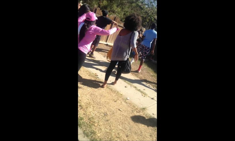 Hood Fight (Lady Gets Jumped)