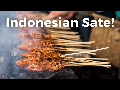 Indonesian Sate (Satay) - AMAZING Indonesian Street Food in Jakarta!