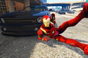 Ironman vs Thor Crazy Driver Car Crash Ragdoll Compilation | (GTA 5 Fails Funny Moments Ragdolls)